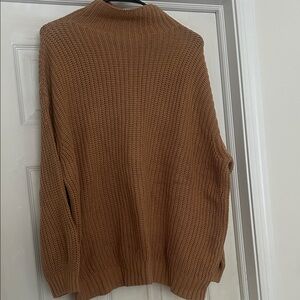 Cozy Brown Knit Sweater